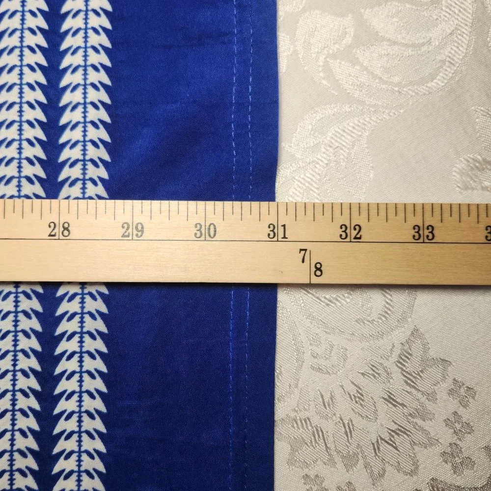 Blue & White Tunic Top/Swim Suit Cover Up